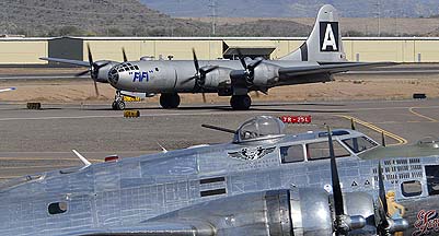 Boeing B-29 Superfortress N529B Fifi, Deer Valley, November 14, 2010